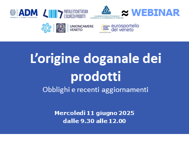 Immagine webinar Origine doganale 11 giugno 2025
