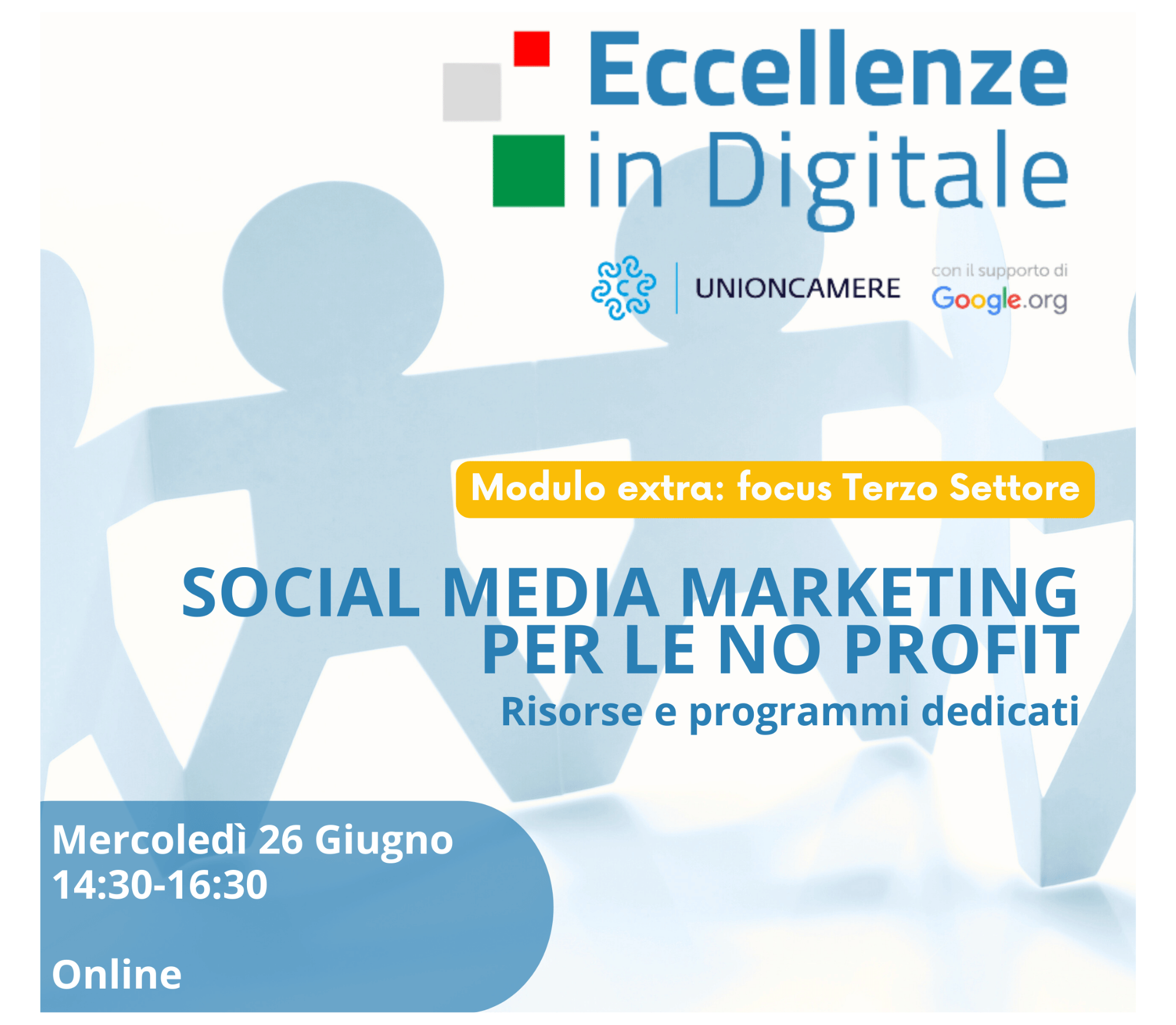 Social media marketing per le no profit 26 giugno 2024