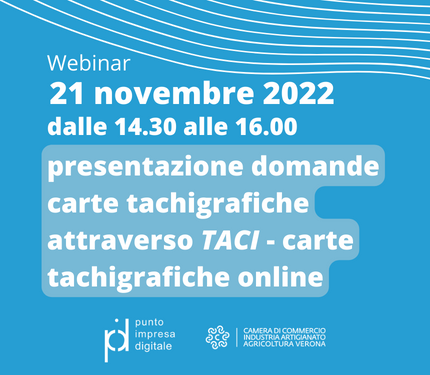 WEBINAR 21 novembre taci-carte tachigrafiche online