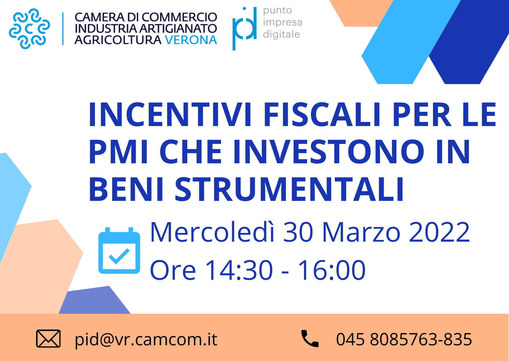 webinar Incentivi fiscali per le PMI che investono in beni strumentali 30 marzo 2022