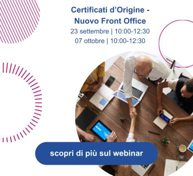Webinar Commercio Estero Infocamere